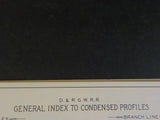 Condensed Profile of the D&RGW System 1956 January 1