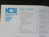 Kansas City Southern Industries Inc Annual Report 1978 5 yr summary  Financials