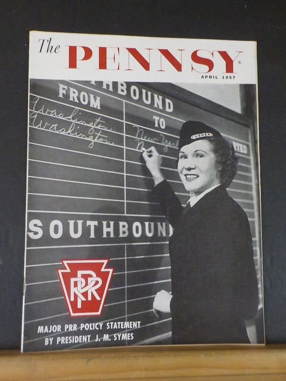 Pennsy Employee Magazine, The 1957 April Rail Fares Remain Cheap