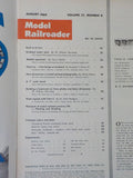 Model Railroader Magazine 1960 August A 1" scale jewel ow to take model photos