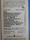 Trains Magazine 1972 February Morgan recalls CUT 4-6-4T to Auckland Sole Leather