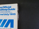 Official Railway Guide 1985 June July North American Travel Edition sc