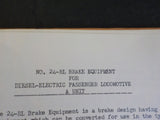 Westinghouse Air Brake Company Instruction Pamphlet No 5066-5 RL brake equipment