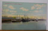 Postcard Pennsylvania R.R. Docks Toledo Ohio no date