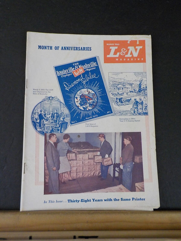 Louisville & Nashville Employee Magazine L&N 1963 March