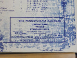 Diagram Pennsylvania Railroad Freight Cars Trucks Standard Axles 456658