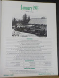 Model Railroading 1991 January Beaver Valley RR Make your own castings Milw stoc