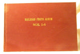 Railroad Photo Album Numbers 1-6 Hard Cover