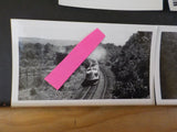 Photo Erie Lackawanna Locomotives Lot of 7 Black & white
