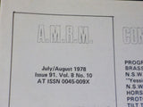 Australian Model Railway Magazine #90 & #91 1978 May-August Lot of 2 No covers