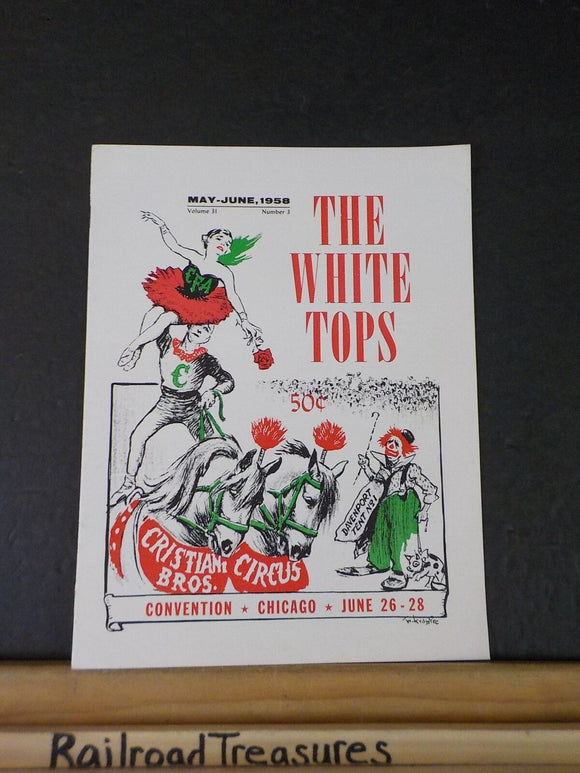 White Tops Circus Magazine 1958 May June The Future of Australian Circuses