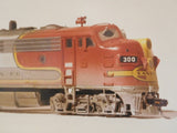 Print Santa Fe Locomotive #300 Photograph by W Schaumburg. Carstens Publications