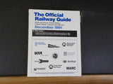 Official Railway Guide 1991 December NA Travel Edition US Canada Mexico