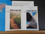 Conrail Annual Report 1985 Consolidated Rail Corporation + 2 quarterly reports