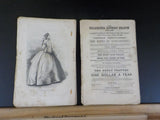 Graham’s Illustrated Magazine  1857 March Dec Lot of 2 issues