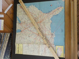 MAP Delta Air Lines Route Maps 1963 May
