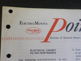 EMD Pointers 1969 May 26 Electrical cabinet filter maintenance