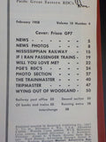 Trains Magazine Bound Volume 18 Nov 1957 - Oct 1958