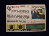 TCG Trading Card 66 Cable Car San Francisco, CA. Train Railroad