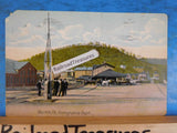 Postcard Warren PA Pennsylvania Depot Postmark 1910 Rose Fisher