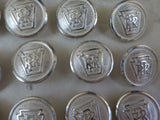 Pennsylvania Railroad small buttons Lot of 20 small silver buttons