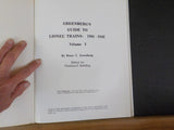 Greenberg’s Guide to Lionel Trains 1901-1942 Volume I    Hard cover