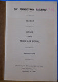 Pennsylvania Railroad Brake and Train Air Signal Instructions 1944 Booklet
