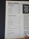 Official Railway Guide 1981 FebruaryNorth American passenger travel edition