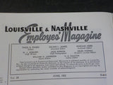 Louisville & Nashville Employee Magazine L&N 1952 June