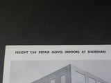 Soo-Liner Employee Magazine 1953 April May June V4#2 Freight car repair moves in