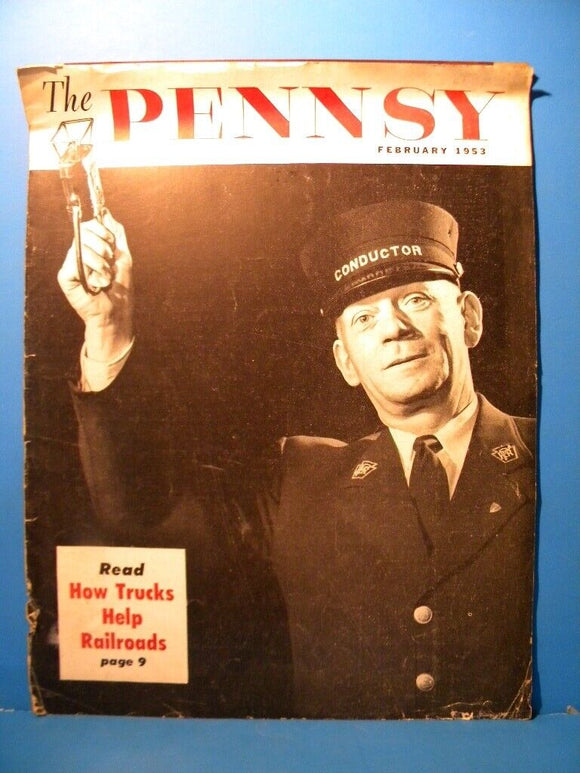 Pennsy Employee Magazine, The 1953 Feb DeLuxe Wreck Crew Loose cover