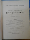 Exhibit at the World’s Columbian Exposition, Chicago 1893 Baldwin Locomotives