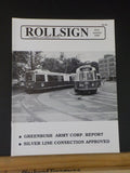 Rollsign Magazine of New England Transit News 1999 July August Greenbush Army Co
