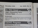 Chesapeake and Ohio Historical Magazine 2000 November C&O HS Pioneering Twins