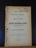 Chicago Burlington & Quincy Railroad Company Annual Report 1903 June 30