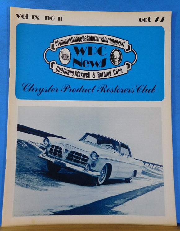 WPC News 1977 Oct Chrysler 300-B,