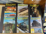 Railfan & Railroad Magazine Complete Year 1985 Complete Year 6 issues