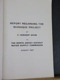 Report Regarding Wanaque Project by F Herbert Snow North Jersey Dist 1927 Aug