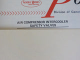 EMD Locomotive Pointers 5L-77 Air Compressor Intercooler Safety Valves