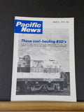 Pacific News #149 1974 March Pacific Rail News Coal hauling RDS's Palo Alto Tro