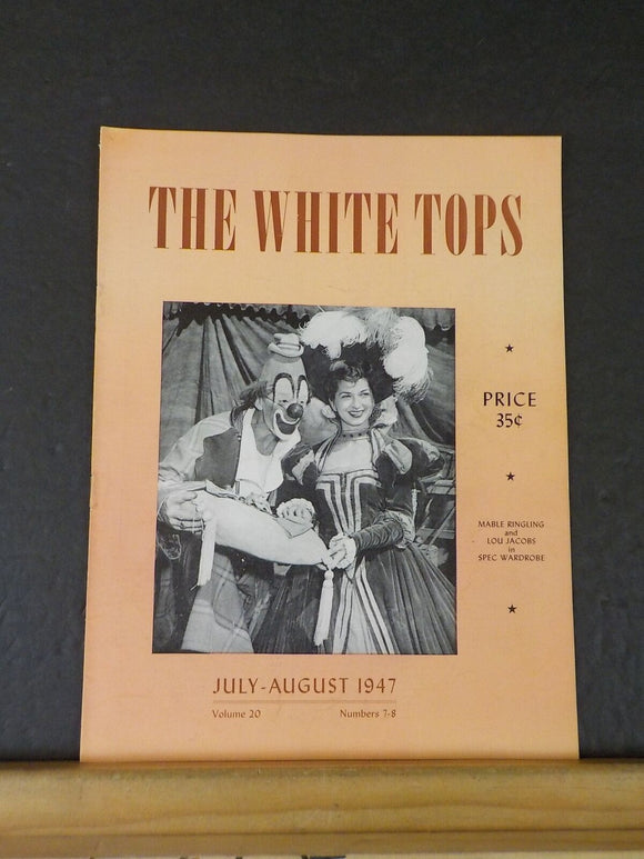 White Tops Circus Magazine 1947 July August The Circus in England