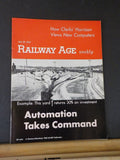 Railway Age 1957 July 29 Automation takes control This yard returns 30% on inves