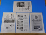 Ads Union Pacific Railroad Lot #2 Advertisements from various magazines (10)