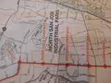 Map Guadalupe Corridor Project  1990 California