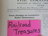 Locomotive Railway Carriage & Wagon Review #710 1951 October 15th