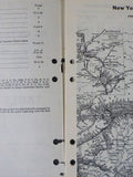 New York Central West Shore RR Table of distances  1935-1948
