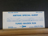 Amtrak Lot #4 Brocures Pass exchange check book X2000 Turbo maiden run more