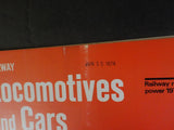Railway Locomotives and Cars 1974 April May  Up shops Loco and car