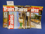 Trains Magazine Complete Year 2013 12 issues