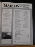 Mainline Modeler 1987 May Rutland covered bridge modeling Timber loadiing ramp